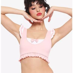Hot Topic Pink Sailor Swimsuit 💞